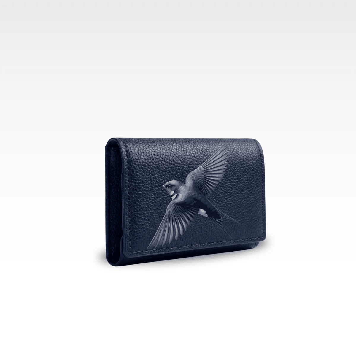 Cash & Card Wallet - Blue Swallow
