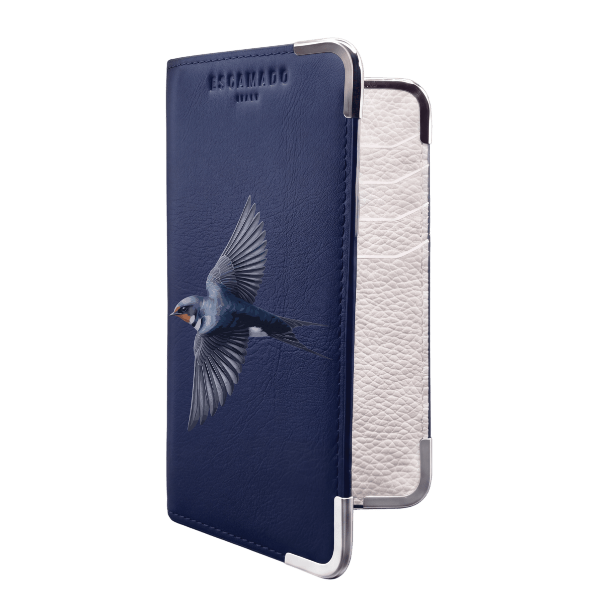 Blue Swallow - Leather Long Wallet
