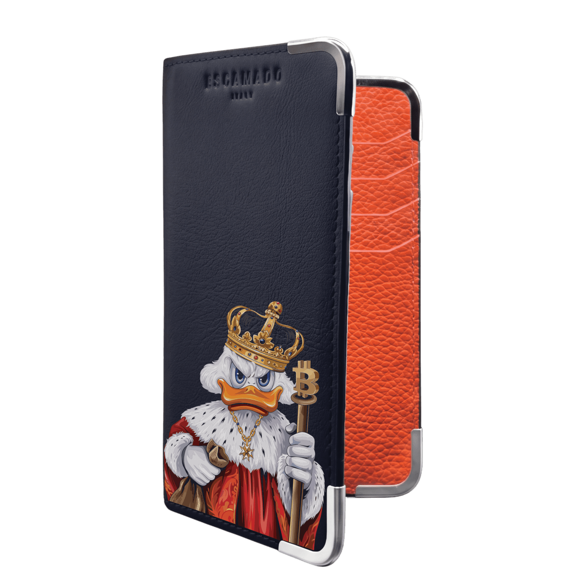 Coin Crown - Leather Long Wallet