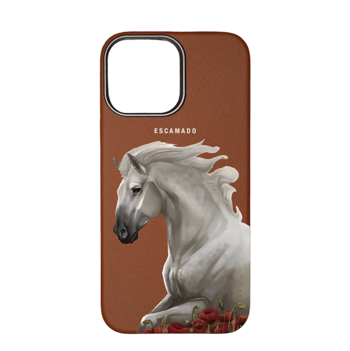 Rose Horse - Leather iPhone Case
