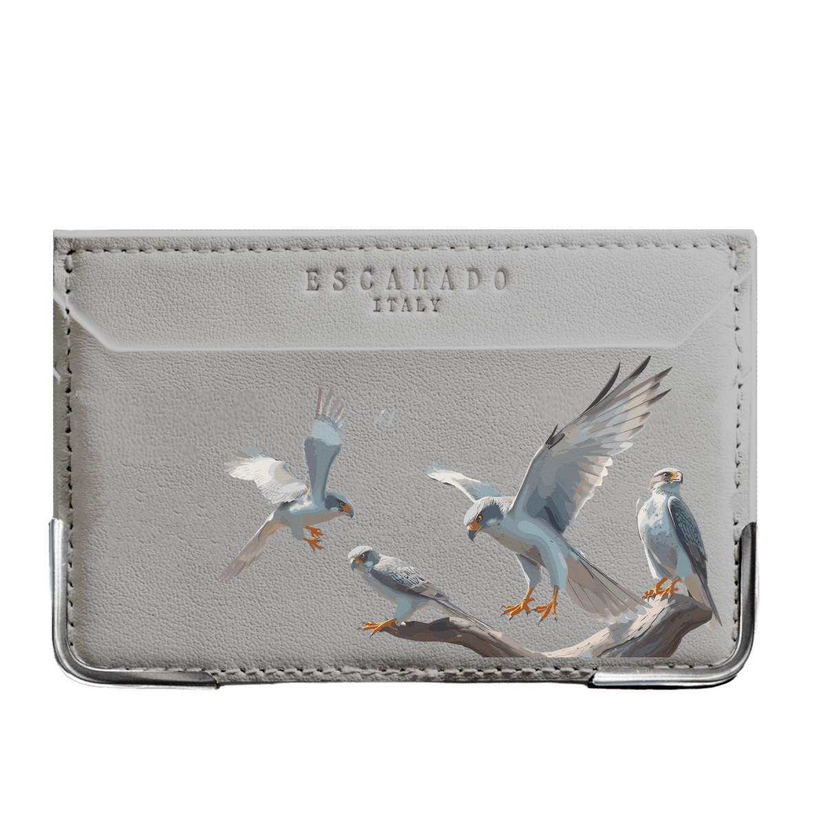 Silver Falcon - Leather Card Wallet
