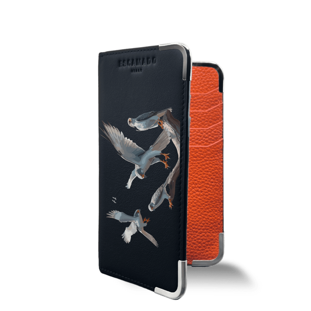 Silver Falcon - Leather Long Wallet