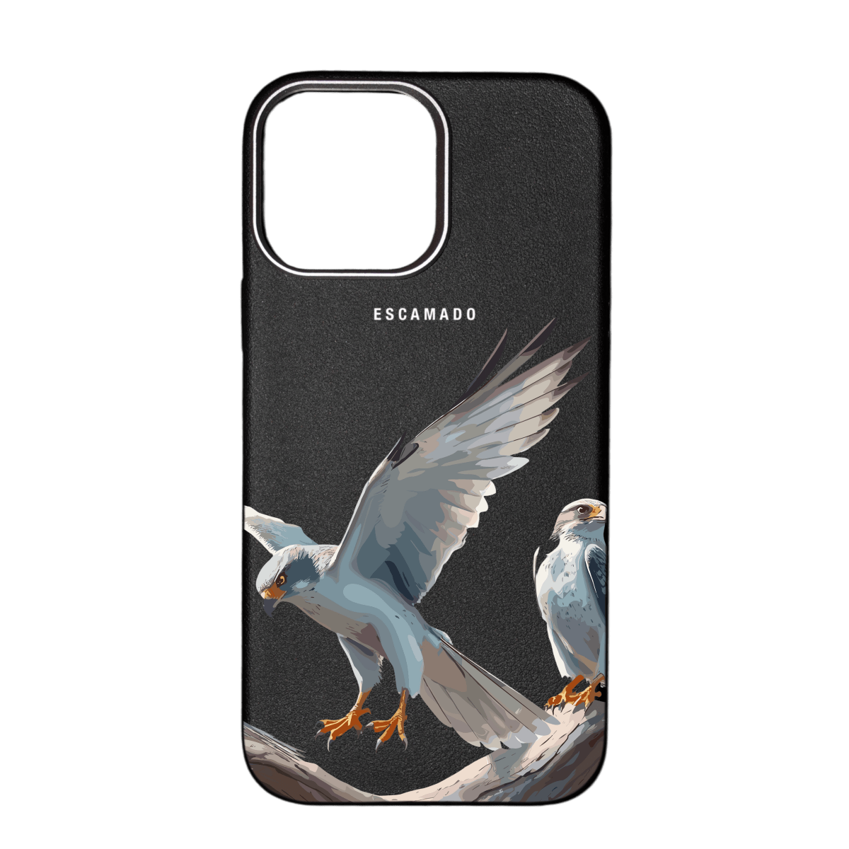 Silver Falcon - Leather iPhone Case