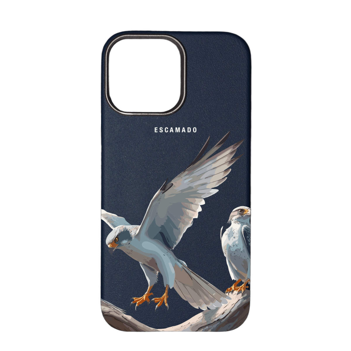 Silver Falcon - Leather iPhone Case