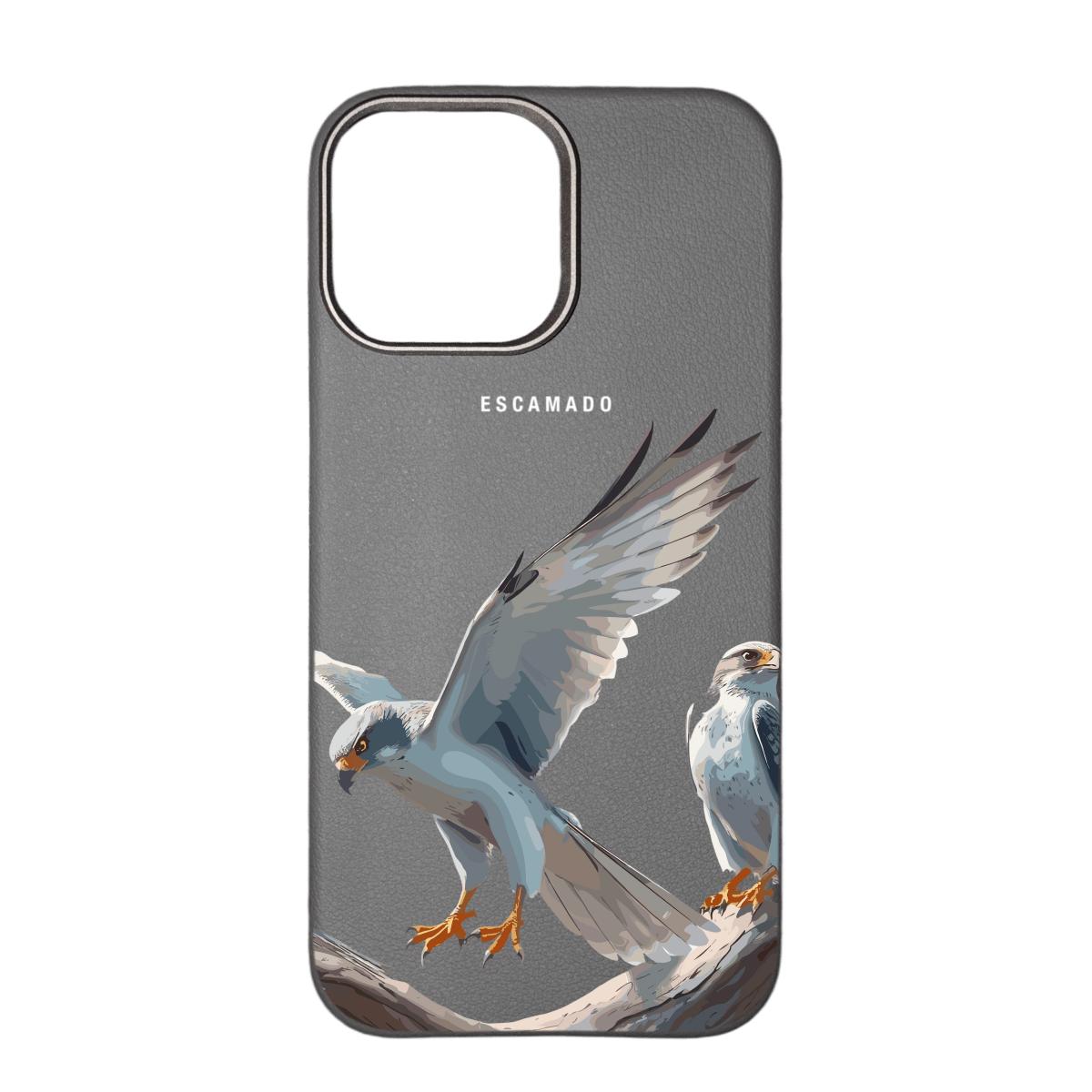 Silver Falcon - Leather iPhone Case