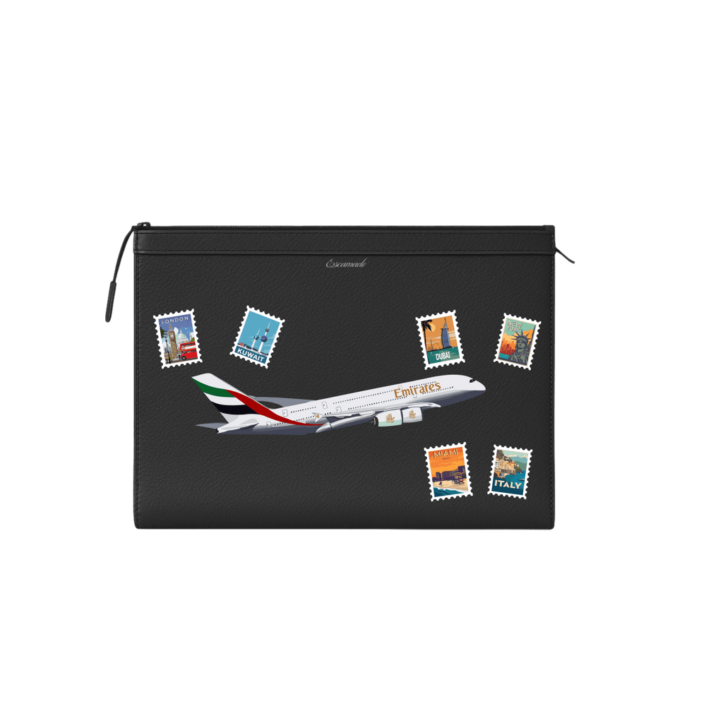 Travel Pouch - Dubai Stamps