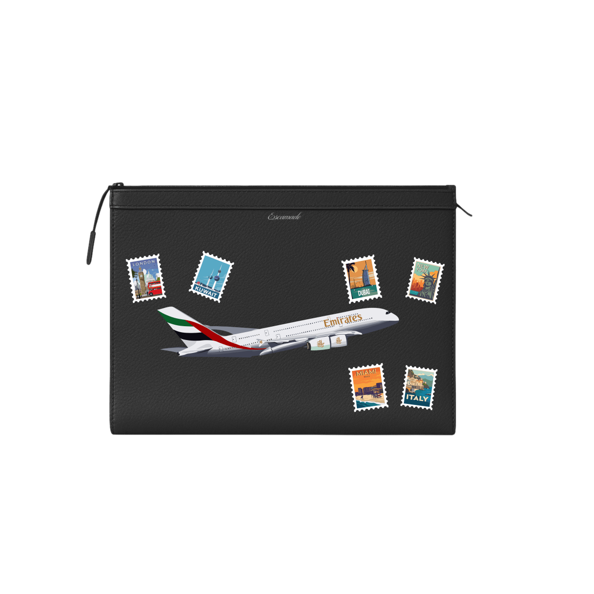 Travel Pouch - Dubai Stamps
