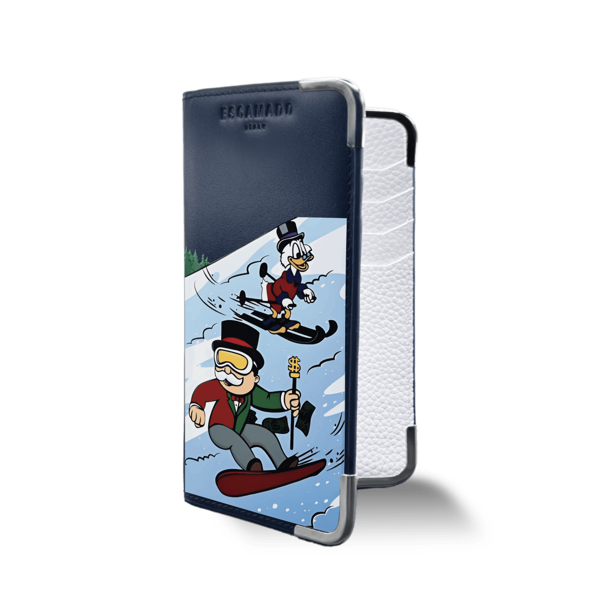Ski Time - Leather Long Wallet