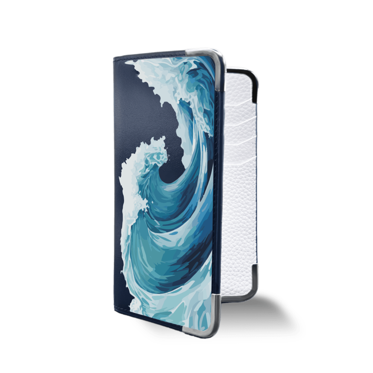 Waves - Leather Long Wallet